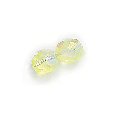 3mm Fire Polish Round - FPR03-8013AB-100 - Jonquil AB - 50 Bead Package