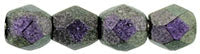 3mm Fire Polish Round - FPR03-94101-162 - Polychrome Black Currant - 50 Bead Package