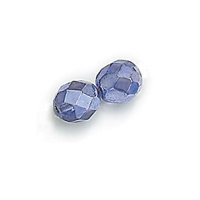 3mm Fire Polish Round - FPR03-97329-231 - Violet Metallic Ice - 50 Bead Package