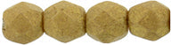 3mm Fire Polish Round - FPR03-PS1006-147A - Pacifica Macadamia - 50 Bead Package