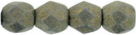 3mm Fire Polish Round - FPR03-PS1007-148 - Pacifica Poppy Seed - 50 Bead Package
