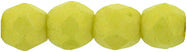 3mm Fire Polish Round - FPR03-PS1010-147 - Pacifica Honeydew - 50 Bead Package