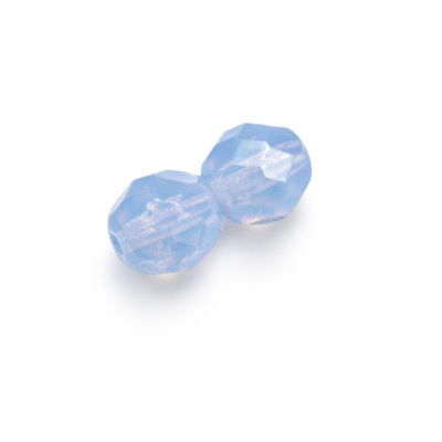 3mm Fire Polish Round - FPR03-VO3000-21 - Baby Blue Opal - 50 Bead Package