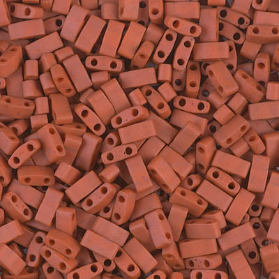 Miyuki Half Tila Beads - HTL-2315 - Matte Op Terra Cotta