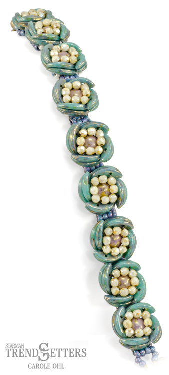 Trendsetters Bead Kit with Free Pattern - TS04 - Luna Rosa by Carole Ohl