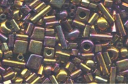 Miyuki Multi Mix - MM012 - Metallic Gold Iris - 25 Grams
