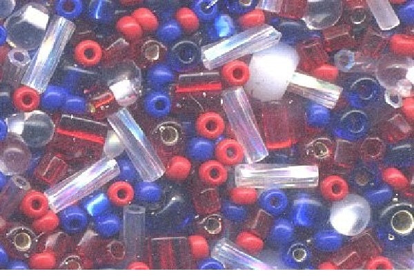 Miyuki Multi Mix - MM021 - Fourth of July - 25 Grams