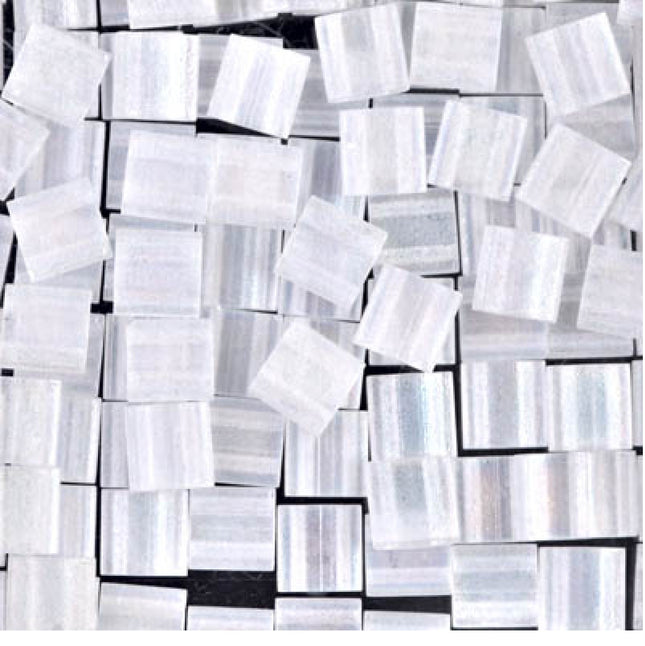 Miyuki Tila Beads - TL-131FR - Matte Crystal AB- 5 Gram Package