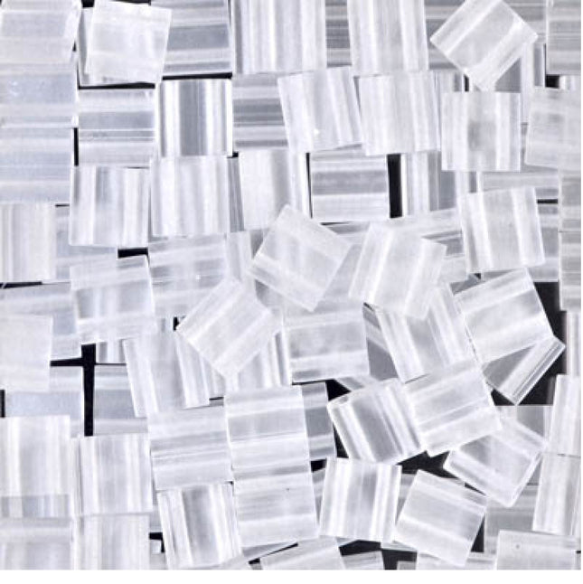Miyuki Tila Beads - TL-131F - Matte Crystal- 5 Gram Package