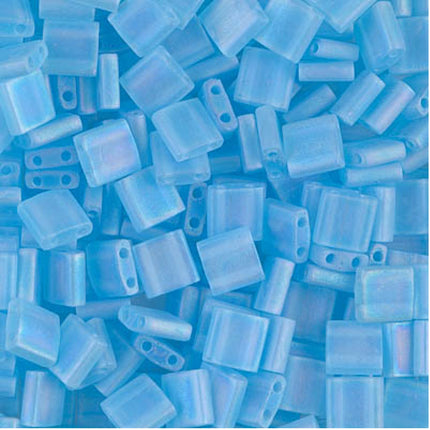 Miyuki Tila Beads - TL-148FR - Matte Transparent Aqua AB