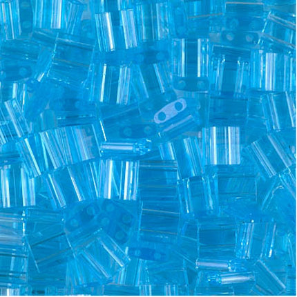 Miyuki Tila Beads - TL-148 - Transparent Aqua - 5 Gram Package