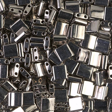 Miyuki Tila Beads - TL-190 - Nickel Plated - 5 Gram Package