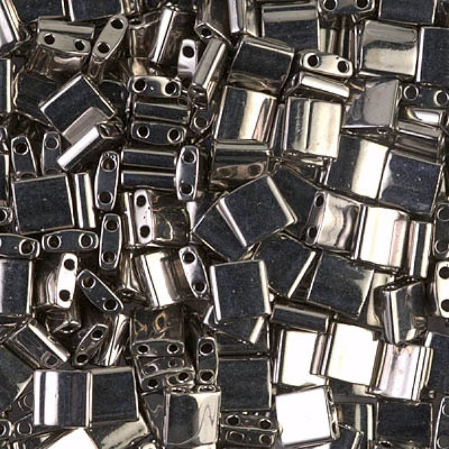 Miyuki Tila Beads - TL-190 - Nickel Plated - 5 Gram Package