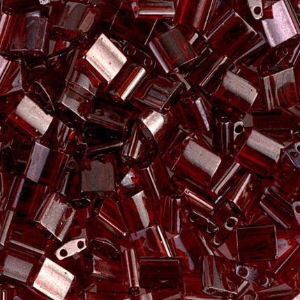 Miyuki Tila Beads - TL-304 - Garnet Gold Luster - 5 Gram Package