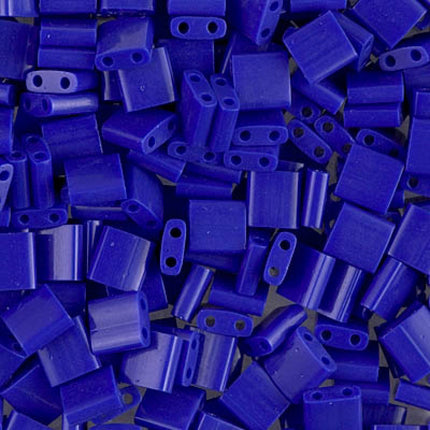 Miyuki Tila Beads - TL-414 - Opaque Cobalt - 5 Gram Package