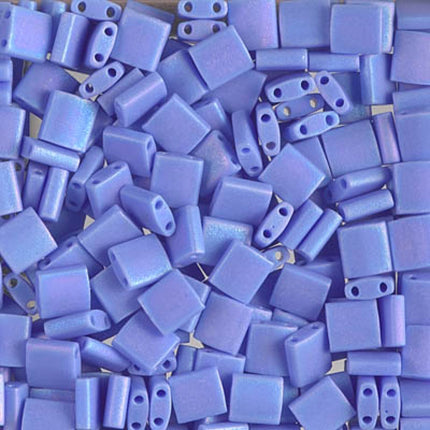 Miyuki Tila Beads - TL-417L/FR - Matte Opaque Periwinkle AB - 5 Gram Package