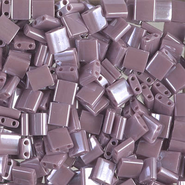 Miyuki Tila Beads - TL-437 - Opaque Mauve Luster - 5 Gram Package