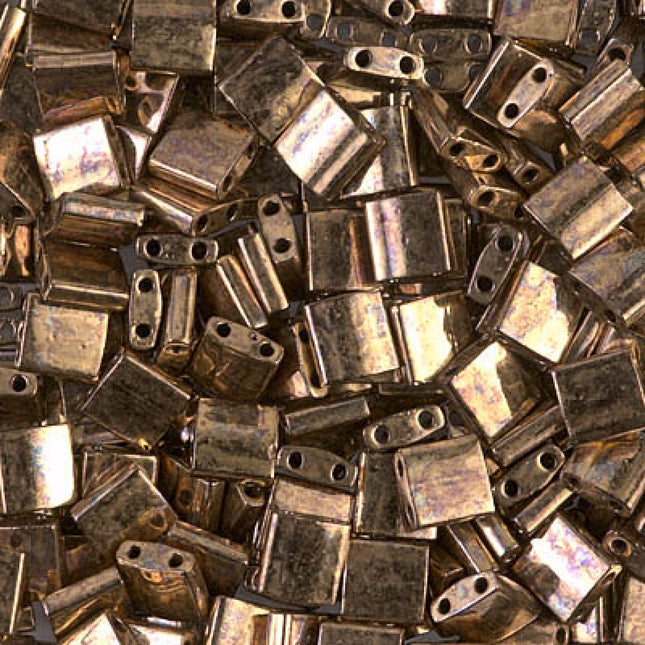 Miyuki Tila Beads - TL-457 - Metallic Dark Bronze - 5 Gram Package