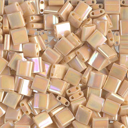 Miyuki Tila Beads - TL-488 - Opaque Pear AB - 5 Gram Package