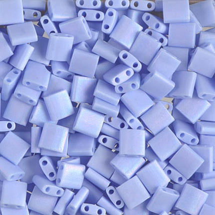 Miyuki Tila Beads - TL-494FR - Matte Opaque Light Periwinkle AB - 5 Gram Package