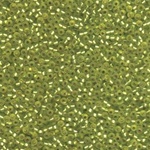 11-014F - Matte Silver Lined Chartreuse