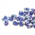 True2 Fire Polished Glass - 2mm Round - Cobalt Celsian