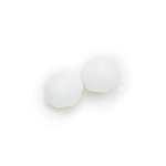 3mm Fire Polish Round - Chalk White  - 50 Beads