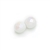 3mm Fire Polish Round - Chalk White AB - 50 Beads