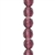 3mm Fire Polish Round - Dark Amethyst - 50 Beads