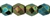 3mm Fire Polish Round - Iris Green - 50 Beads