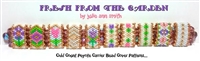 Julie Ann Smith Designs - FRESH FROM THE GARDEN - Odd Count Peyote Carrier Bead Cover - Delica and Carrier Bead Kit