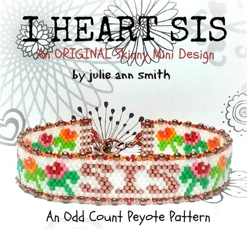 Julie Ann Smith Designs - COLOR RUSH - Odd Count Peyote Bracelet - 11/0  Delica Bead Kit