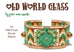 Julie Ann Smith Designs - OLD WORLD GLASS - Odd Count Peyote Bracelet - 11/0 Delica Bead Kit