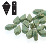 KT9563120-15495 - Green Turquoise Lumi - Kite Bead